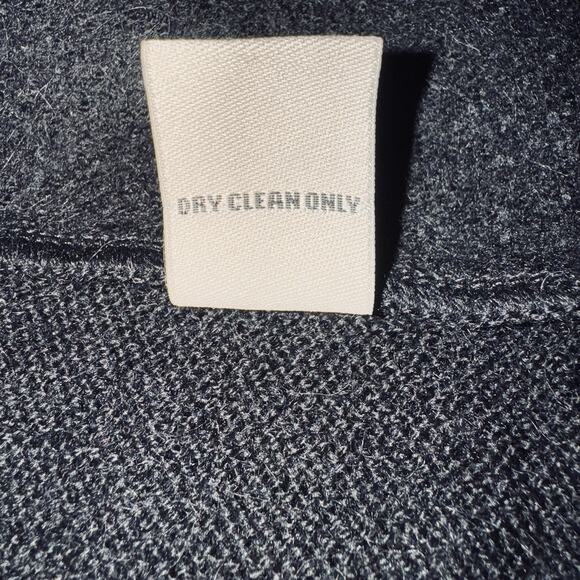 Beyond Threads Small Alpaca Wool Black Sweater Cardigan Asymmetrical Lagenlook - Picture 9 of 9